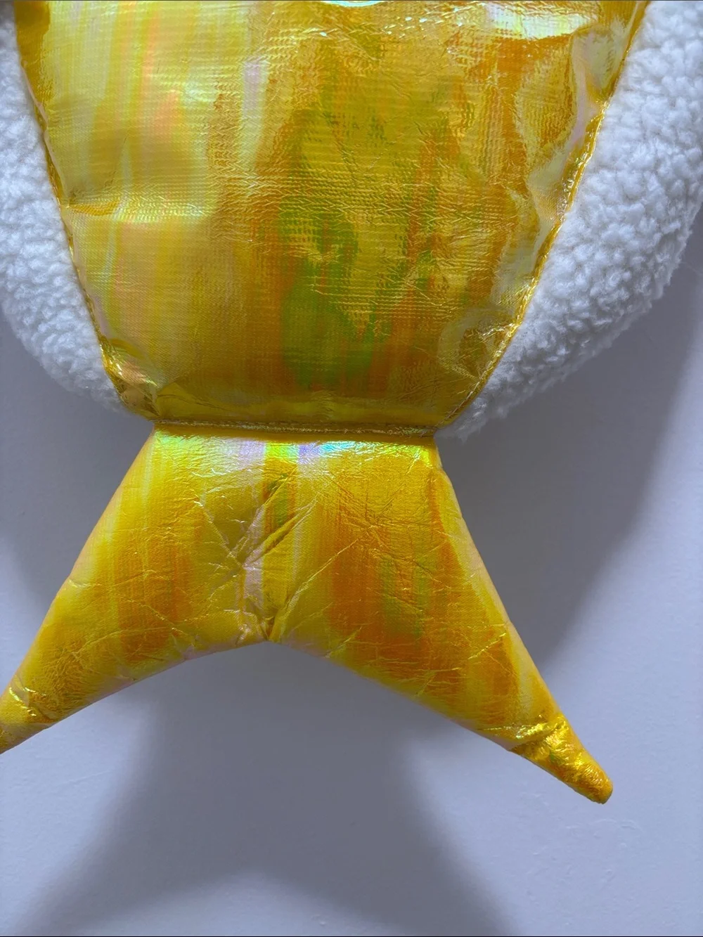 Yellow Sushi Roll Dog Costume with Black Belt